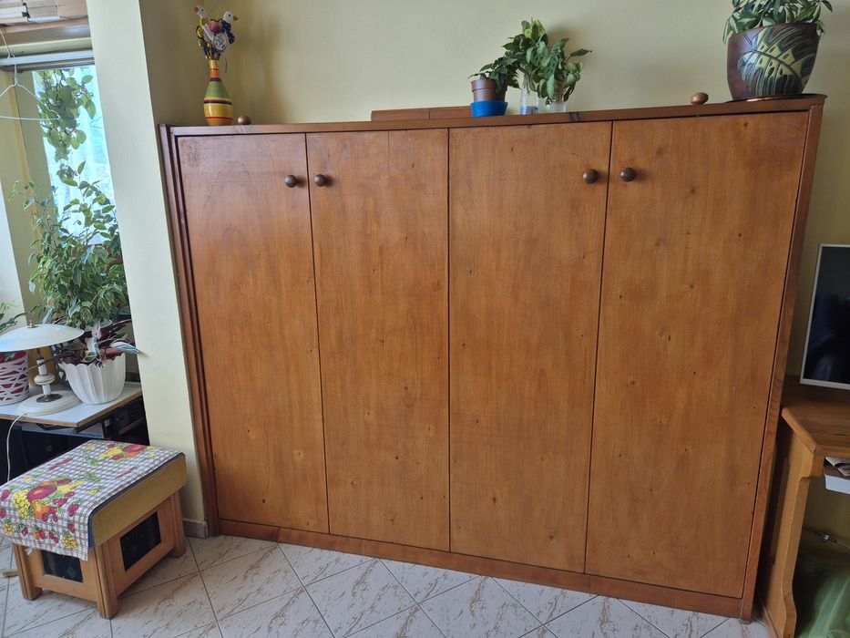 Падащо легло масив 140×190см