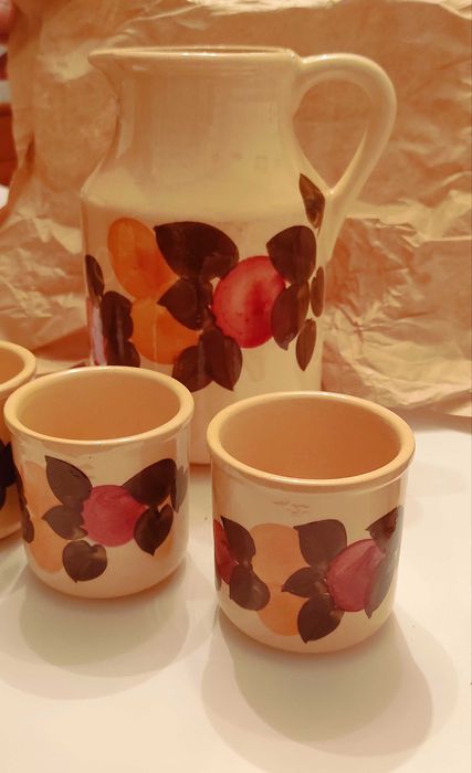 Сервиз за вино, керамичен