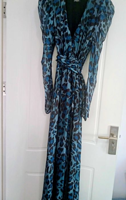 Rochie lungă mătase naturală