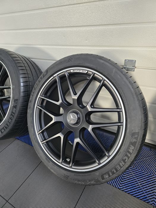 22" ОРИГИНАЛНИ AMG джанти GLE63 W167 + НОВИ Michelin Pilot Sport 4S