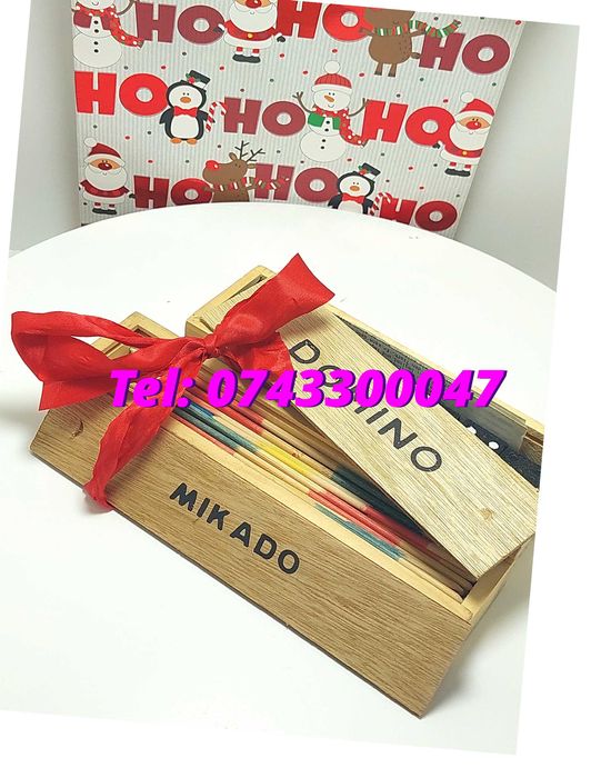Pachet Cadouri  Joc Marocoo mikadoSi Domino  Transport Gratuit
