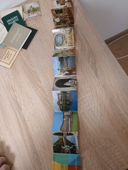 Miniatura Palatul Schonbrunn Vienna Austria carti postale ilustrate