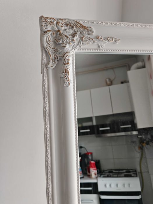 Oglinda jysk nordborg albă 40x160
