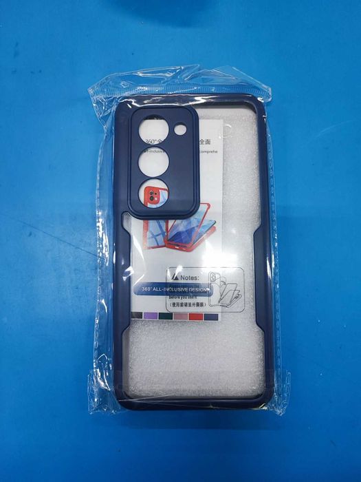 Husă 360 grade protecție Redmi 15 4G albastră