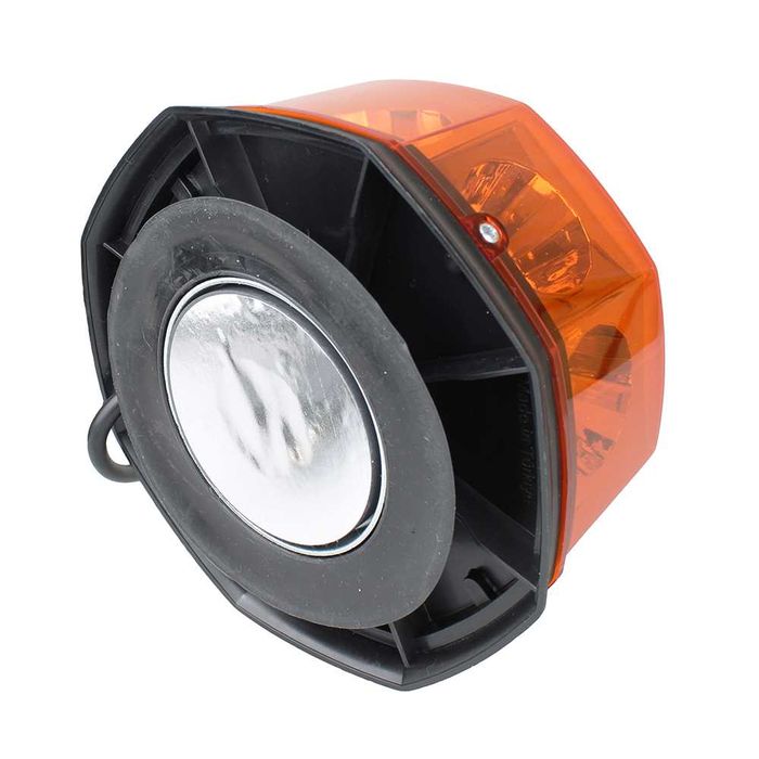 Girofar LED auto 12-24V cu magnet și mufă brichetă – lampă semnalizare camion/utilaje