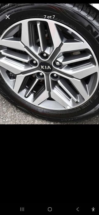 Джанти 17 5х114, 3 ЕТ 50, 7J от Киа Хибрид.