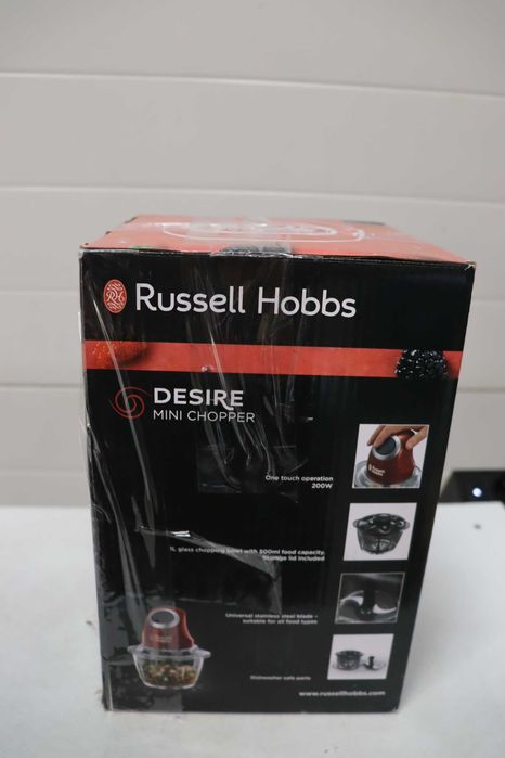 Russell Hobbs Мини електрически блендер/чопър Desire Red 500 мл