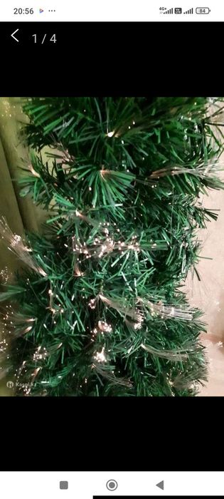 Ёлка с мерцающими огнями