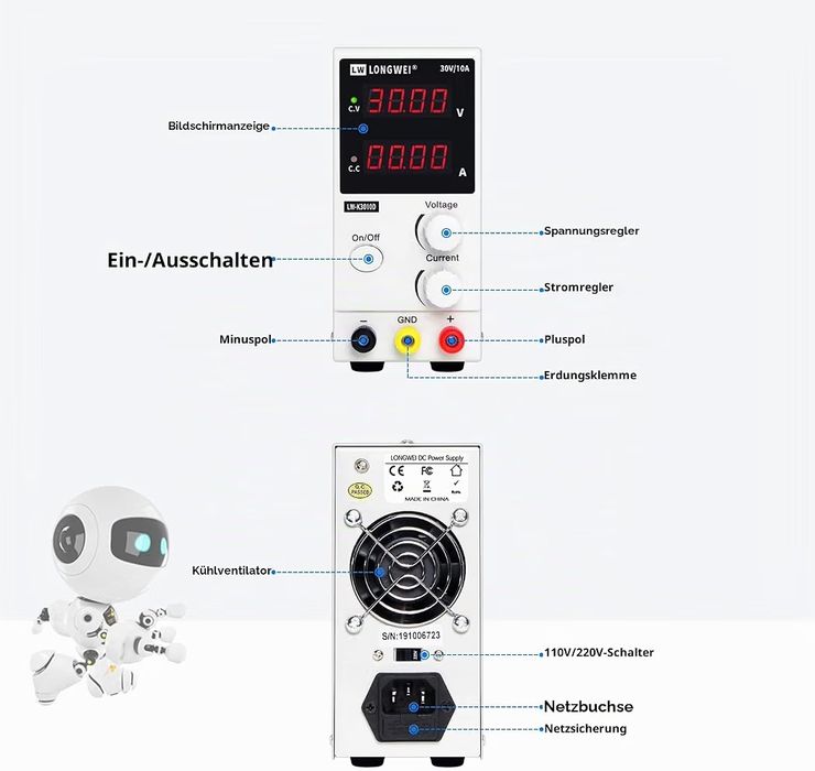 Sursa reglabila 30V 10A 300W SIGILAT
