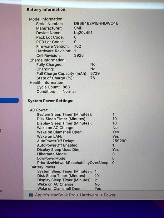 Лаптоп Apple MacBook 15-inch 2016 A1707