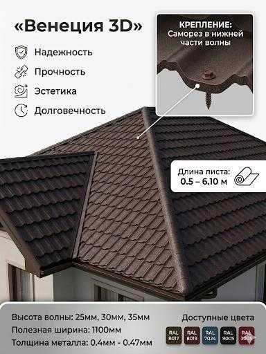 Металлочерепица Венеция