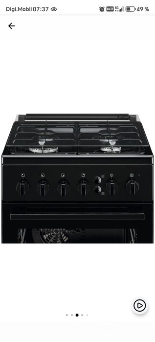 Aragaz Electrolux maron, pe gaz, ca nou. În garantie