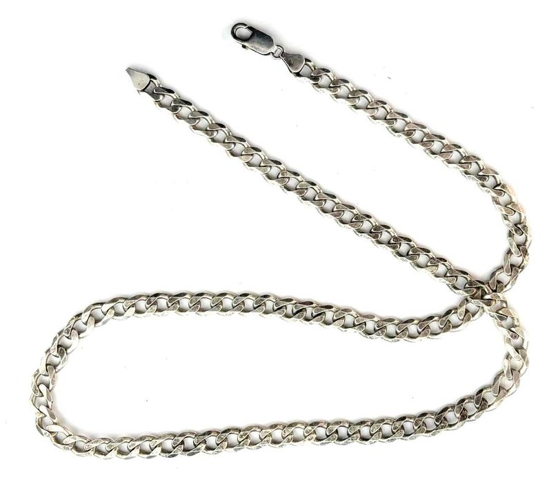 lant cubanez barbatesc din argint 925