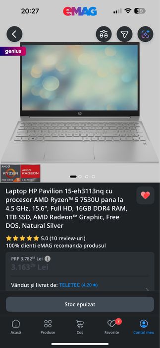 Laptop Hp Pavilion