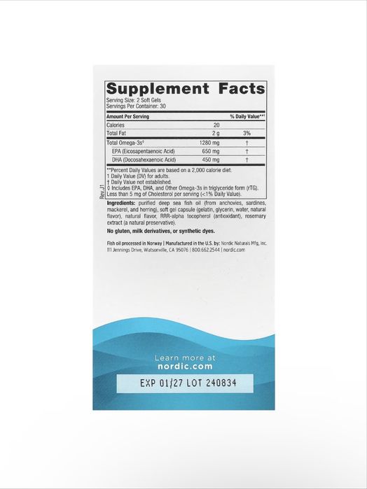 Ultra omega 3 Nordic Naturals