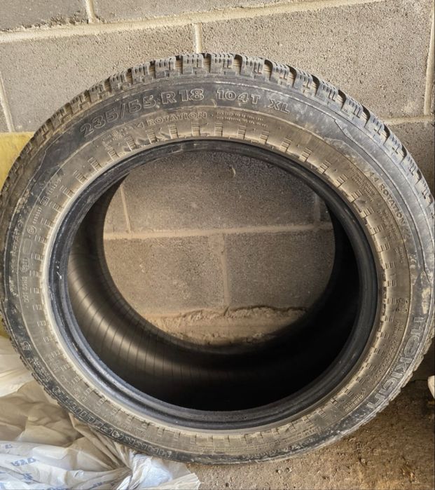 Резина зммняя шипованная 235/55/18