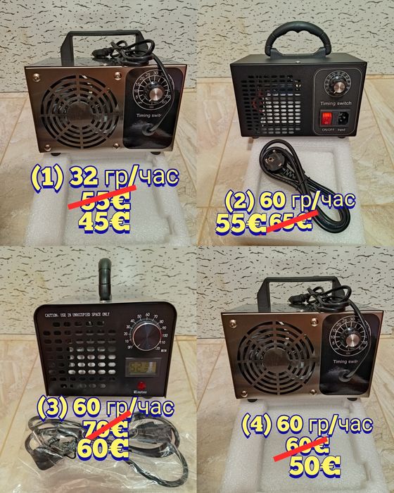 Озонатор, озон генератор, овлажнител за въздух, ароматизатор