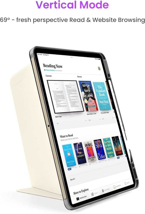 Husă tomtoc Tri-Mode iPad 11" A16/10.9" 2022 cu Suport și Protecție