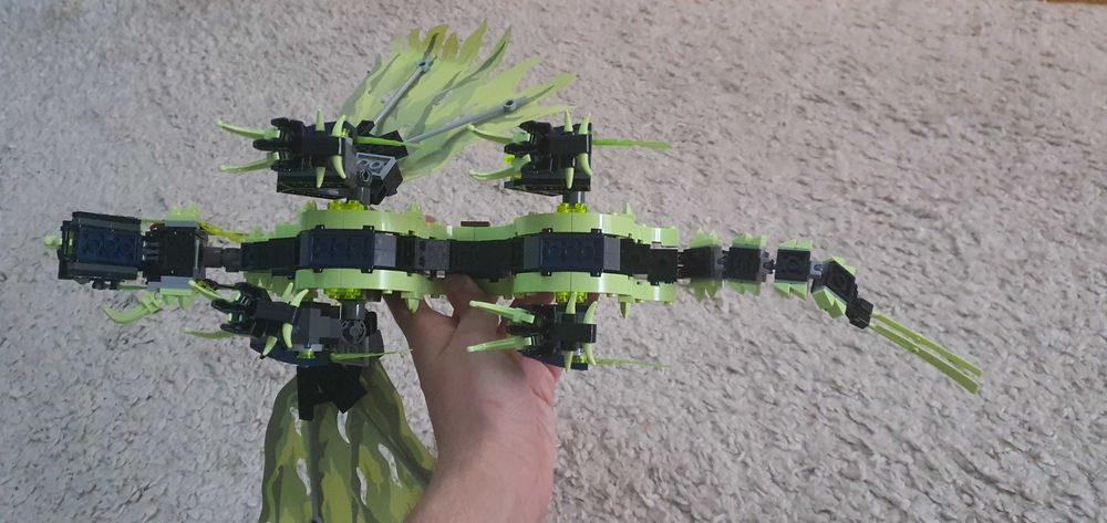 Lego ninjago dragon morro 70736