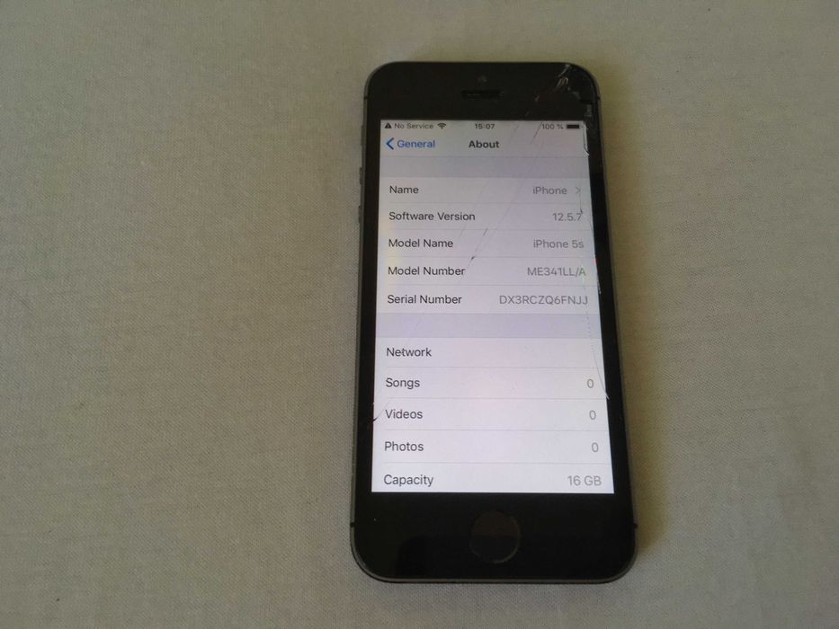 iphone 5s space gray 16 gb, nu citeste cartela