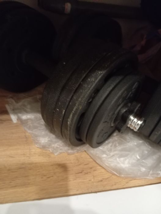 Дъмбели,крив лост и торба