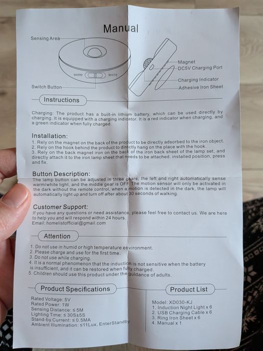 Spoturi magnetice cu senzor. Cu acumulator