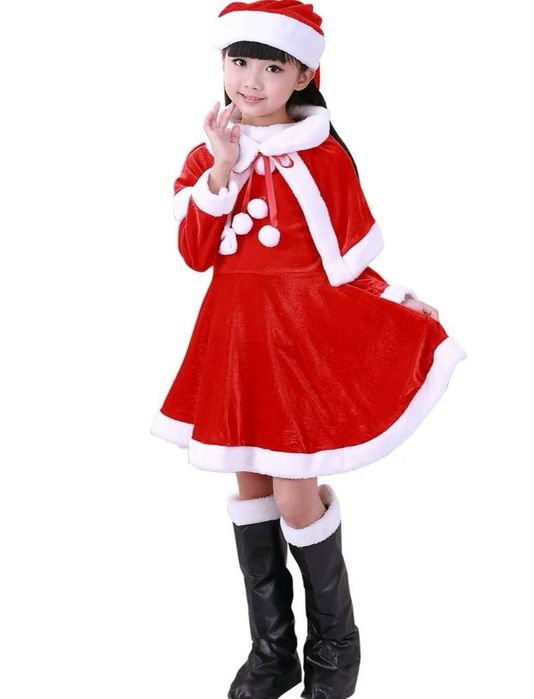 Санта платье для девочек