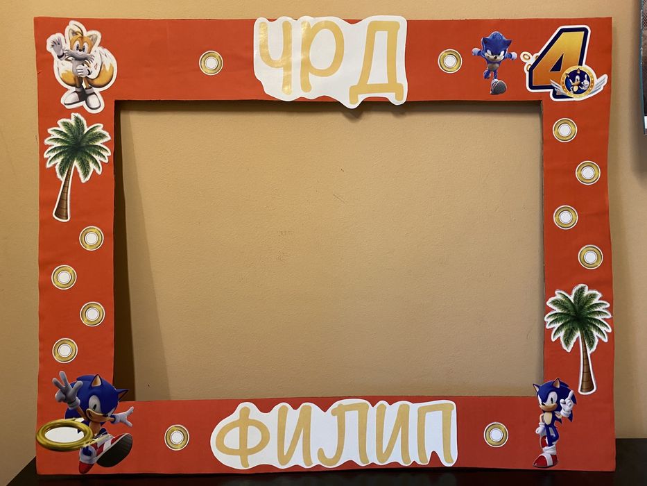 Селфи рамка “Супер Марио”/Селфи рамки