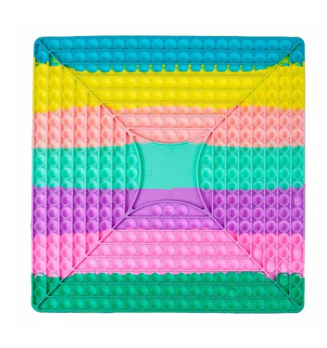 НАМАЛЕНИЯ ! Огромни попити 40см. XL квадрат pop it + зарове