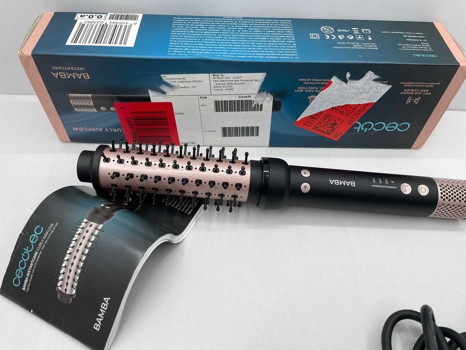 Perie rotativa Cecotec Bamba InstantCare Curly AirFlow