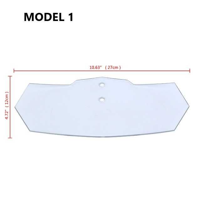 Deflectoare parbrize moto universale chopper/cruiser/touring/bobber