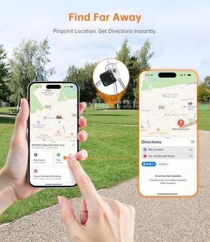 Нов Bluetooth тракер Apple Find My 4 броя за багаж ключове портфейл анти кражба проследяване