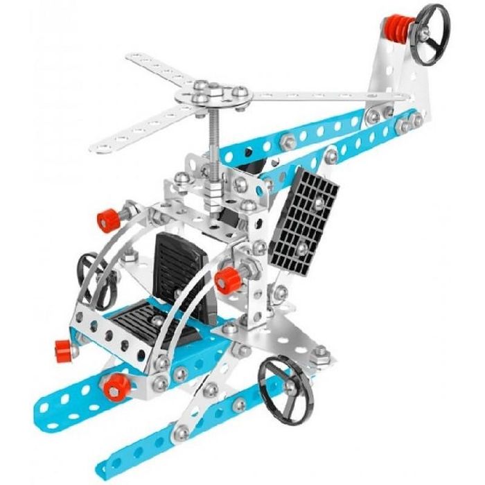 Метален конструктор  с болтове гайки инструменти за направа на хеликоп