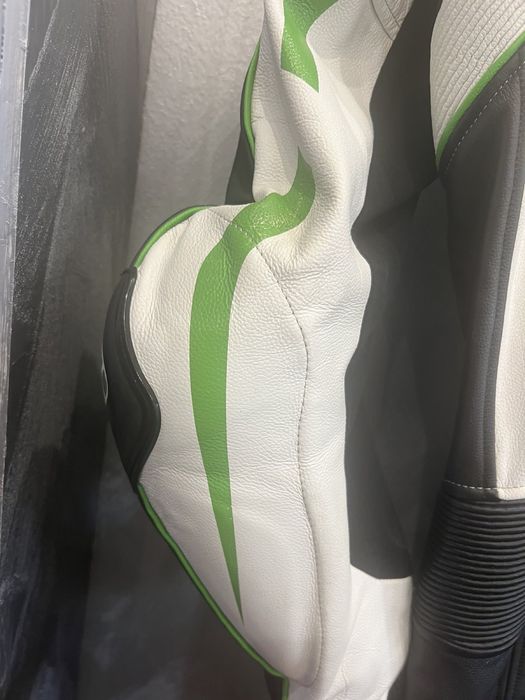 Кожен мото екип Ixon Pulsar Air Green-White-Black