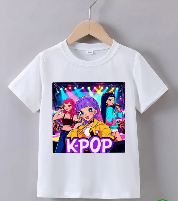 Tricou k-pop 9-10 ani ( 128-140 cm)