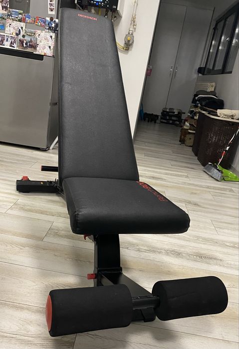 Bancă bodybuilding / abdomene Bench 900 cu grad de înclinare/declinare ...