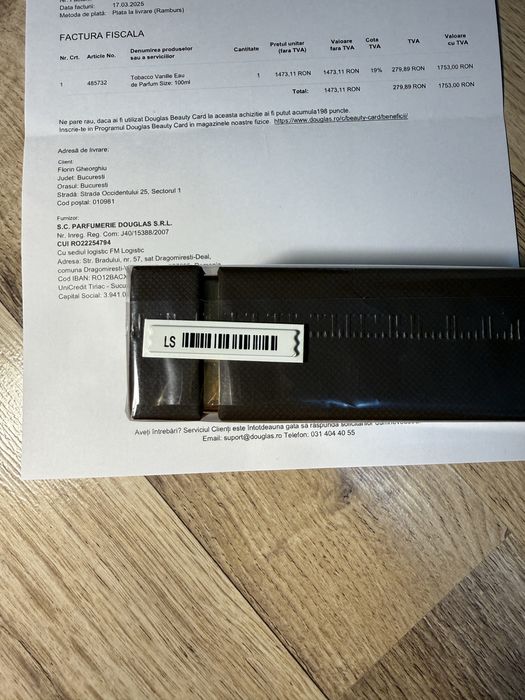 Tom Ford Tobacco Vanille 100ml, cadou ideal!!