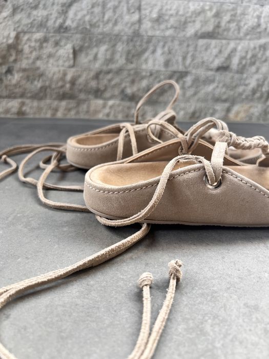 Sandale ZARA de piele, Marimea 36