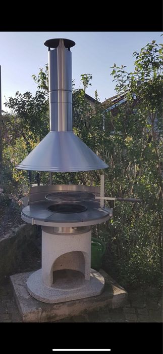 Gratar beton si inox design modern