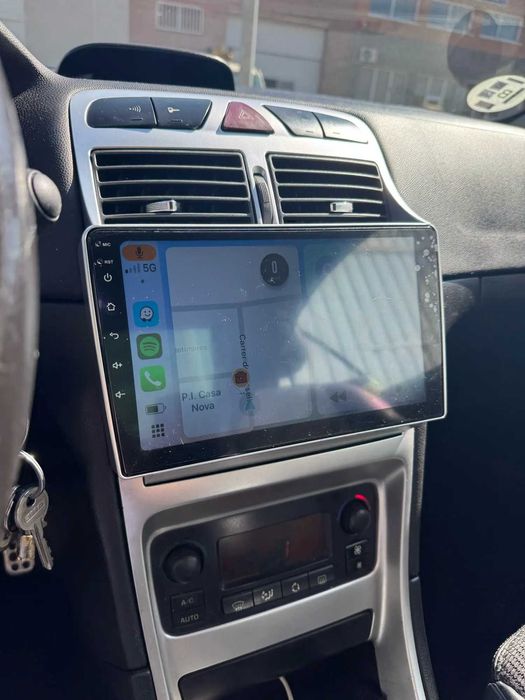 Navigație Android 15 Dedicata Peugeot 307 /CC / SW –CarPlay, QLED, DSP