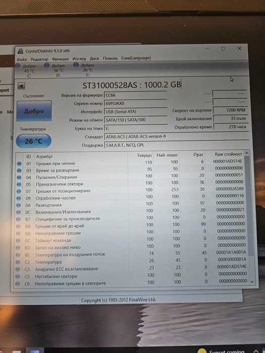 Външен твърд диск 1 TB