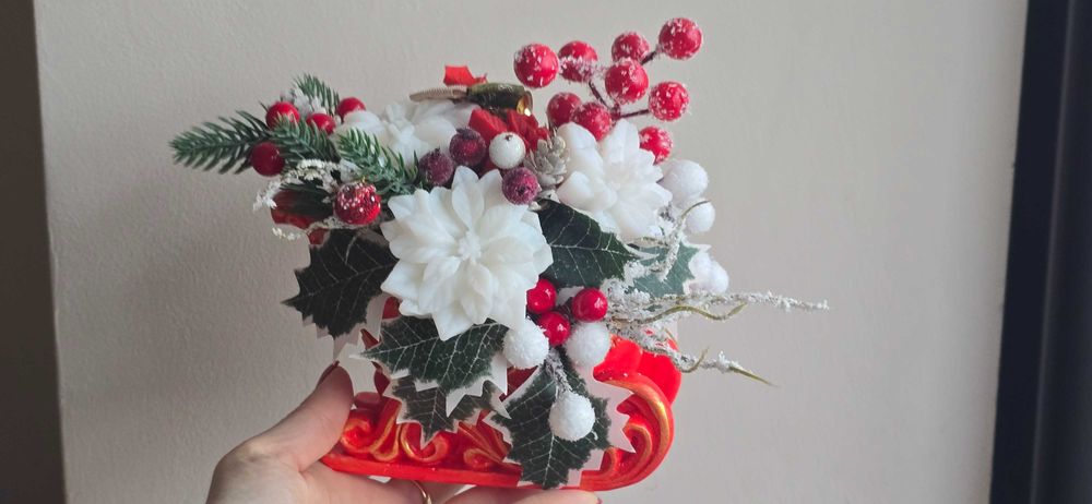 Коледна звезда от сапун