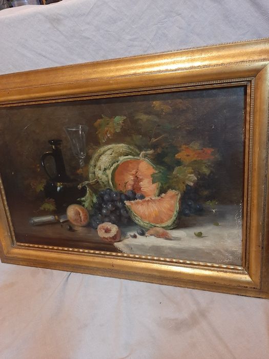 Tablou, pictura veche 1909