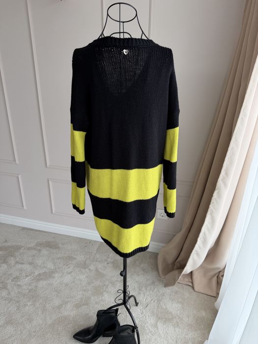 Плетена рокля Twin set, Zara и пуловер цветен