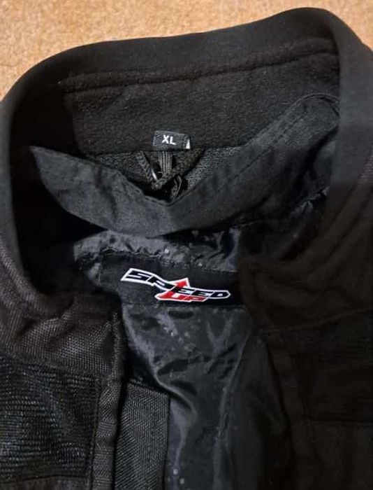 Geaca XL si pantaloni L moto SpeedUp la jumatate de pret mesada ploaie
