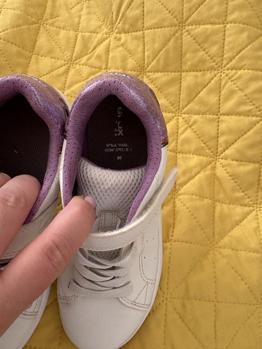 Детски бели кецове Geox 30 номер