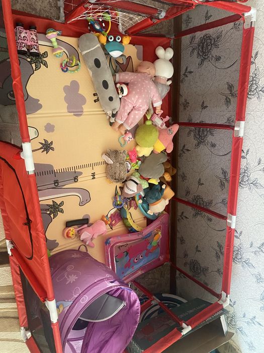 Ходунки каталка стульчик + манеж детский