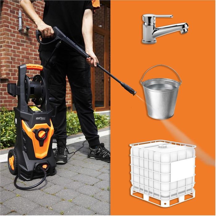 Aparat de spalat cu presiune 2100W, presiune lucru 180 bari, debit