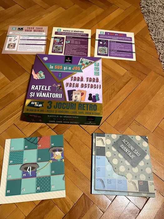 3 jocuri Retro - Ratele si vanatorii, Tara Tara vrem ostasi + Bonus