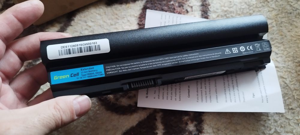 Батерия за лаптоп Dell Latitude E6120 E6220 E6230 E6320 E6330 E6430S